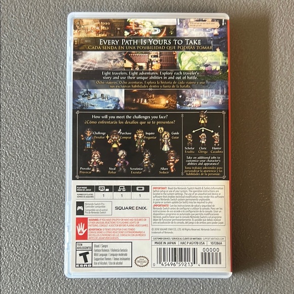 🎮🕹️NINTENDO SWITCH “OCTOPATH TRAVELER” VIDEO GAME🎮🕹️ - Picture 3 of 6